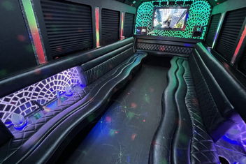 Beaverton Limo Bus Interior